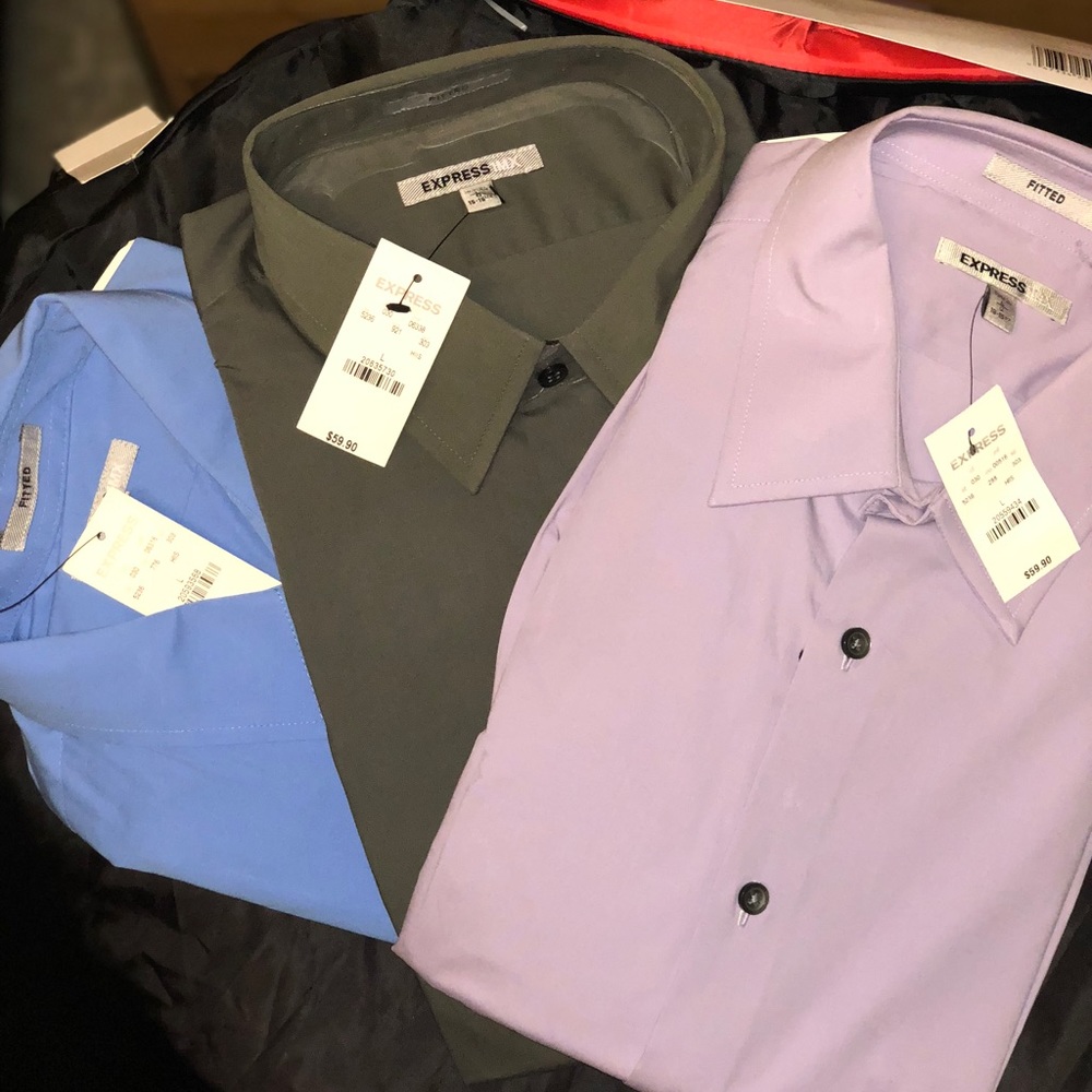 Express Dress button shirts
